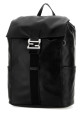 Black leather Fendi Flux backpack Black FENDI (7VZ090AV8B)