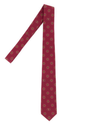 Embroidered silk tie VALENTINO GARAVANI (7Y0EV194TDF)