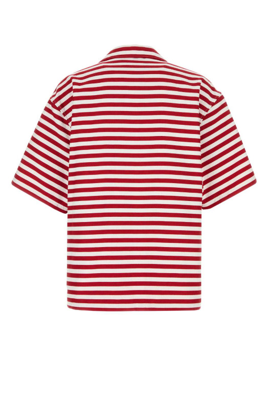 Рубашка из хлопковой смеси с вышивкой GUCCI (833312Z7AQM)