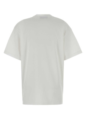 Белая хлопковая футболка GUCCI (837959XJHGY)