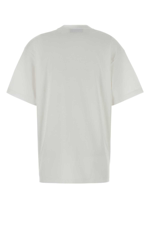 Белая хлопковая футболка GUCCI (837959XJHGY)