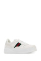Белые кожаные кроссовки GUCCI (848307UPG40)