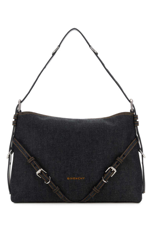 Denim medium Voyou shoulder bag Black GIVENCHY (BB5131B2AH)