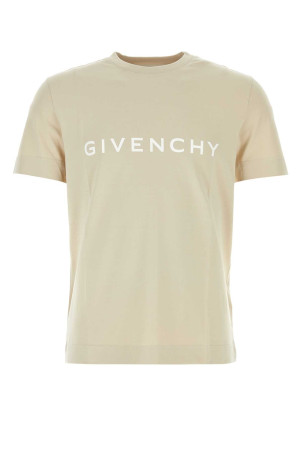 Sand cotton t-shirt GIVENCHY (BM716G3YAC)