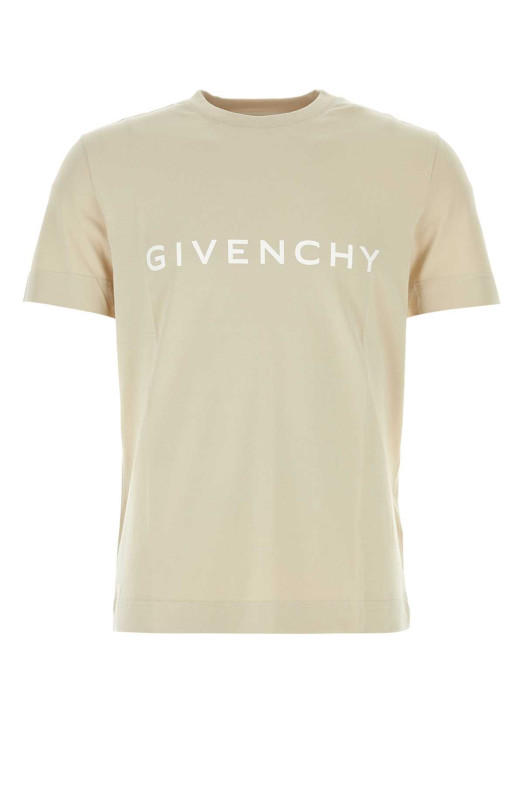 Sand cotton t-shirt GIVENCHY (BM716G3YAC)