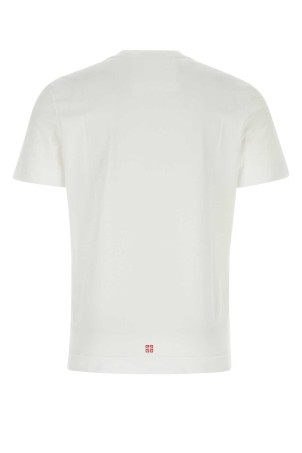 White cotton t-shirt GIVENCHY (BM716G3YEL)