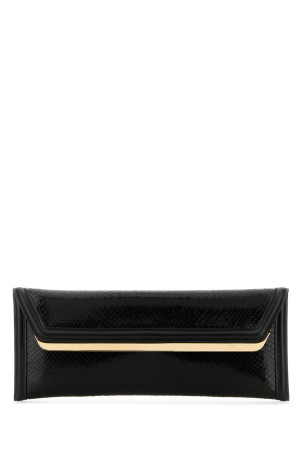 Black leather Evening clutch DSQUARED (CLW004540907866)