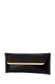Black leather Evening clutch DSQUARED (CLW004540907866)