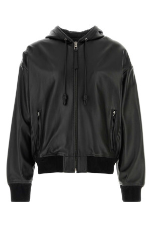 Black denim bomber jacket Black LOEWE (H526Y34L72)