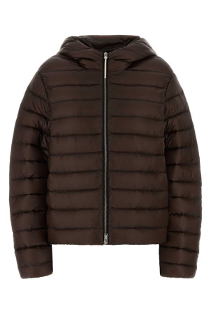 Brown nylon down jacket JIL SANDER (J40AF0168J70122)