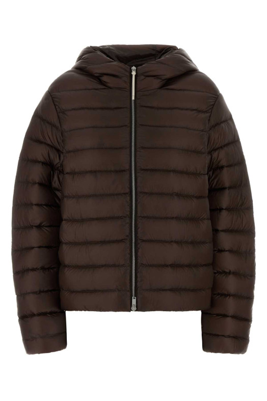 Brown nylon down jacket JIL SANDER (J40AF0168J70122)