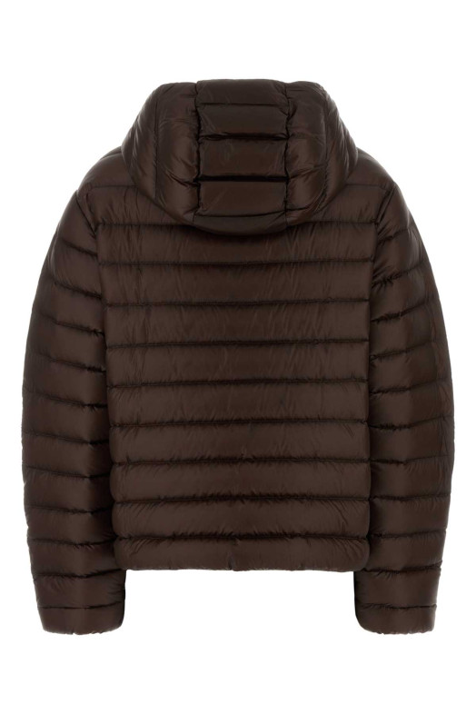 Brown nylon down jacket JIL SANDER (J40AF0168J70122)