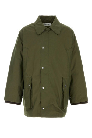 Green cotton blend Hunter jacket OUR LEGACY (M4251HPG)