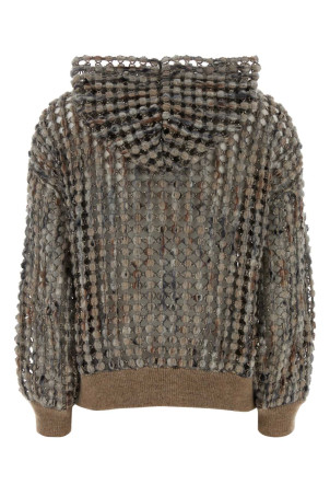 Multicolor wool blend cardigan BRUNELLO CUCINELLI (MGSR24306)