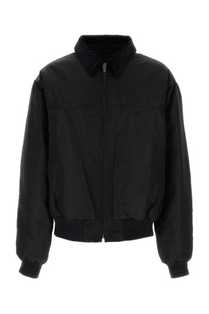 Black nylon bomber jacket MAISON MARGIELA (S67AM0106M35662)