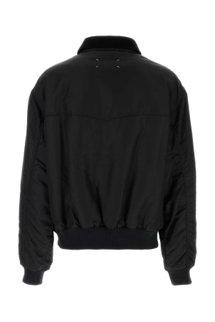 Black nylon bomber jacket MAISON MARGIELA (S67AM0106M35662)