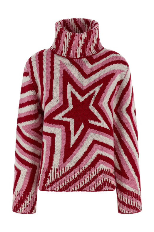 'Mia' turtleneck sweater Multicolor