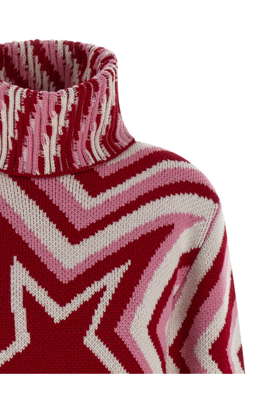 'Mia' turtleneck sweater Multicolor
