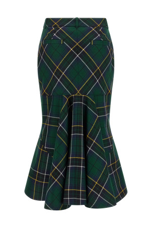 Tartan skirt Green