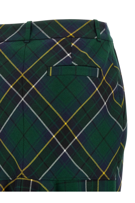 Tartan skirt Green