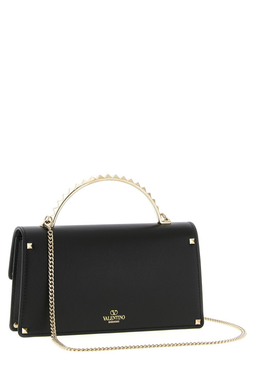Valentino Garavani 'Rockstud' mini handbag Black