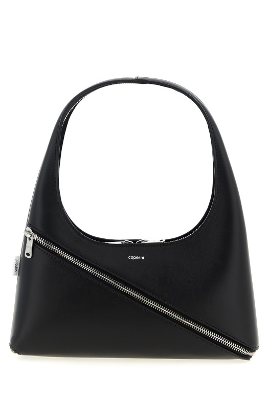 'Zip Baguette' shoulder bag Black