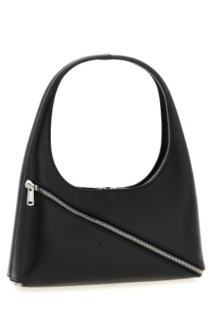 'Zip Baguette' shoulder bag Black