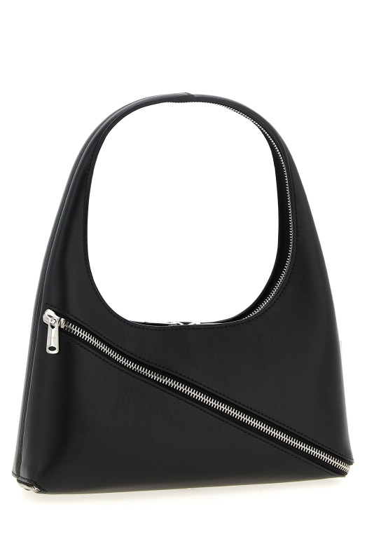 'Zip Baguette' shoulder bag Black