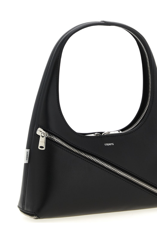 'Zip Baguette' shoulder bag Black