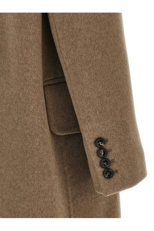 'Armonia1234' long coat  Beige
