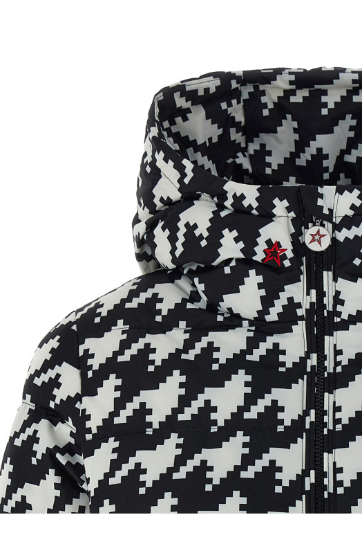 'Polar Flare' down jacket Black-grey
