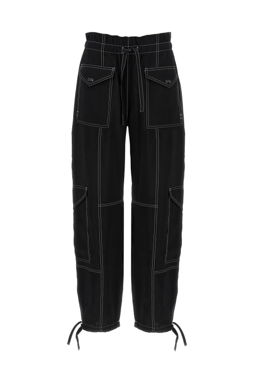 'Light Slub Pocket' pants Black