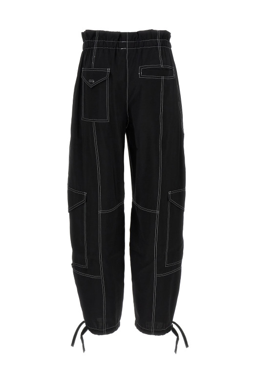 'Light Slub Pocket' pants Black