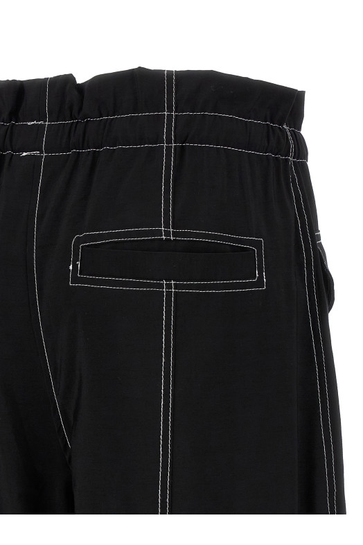 'Light Slub Pocket' pants Black