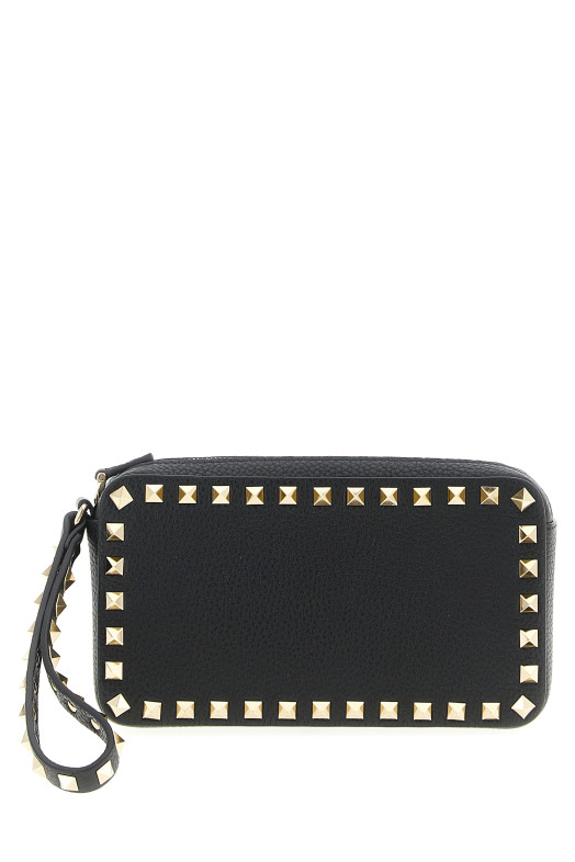 Valentino Garavani 'Rockstud' clutch bag Black