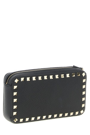 Valentino Garavani 'Rockstud' clutch bag Black