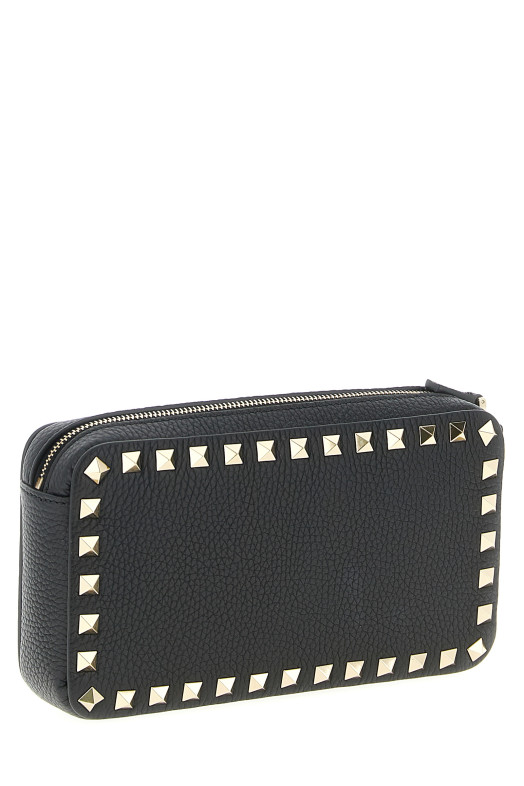 Valentino Garavani 'Rockstud' clutch bag Black