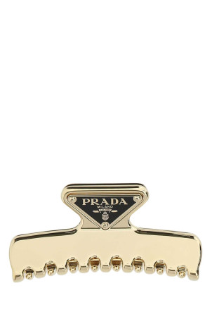 Золотая металлическая заколка для волос PRADA (1IF1032BA6)