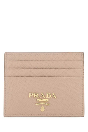 Powder pink leather card holder PRADA (1MC025QWA)