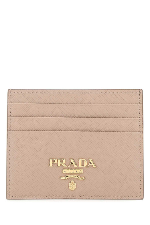 Powder pink leather card holder PRADA (1MC025QWA)