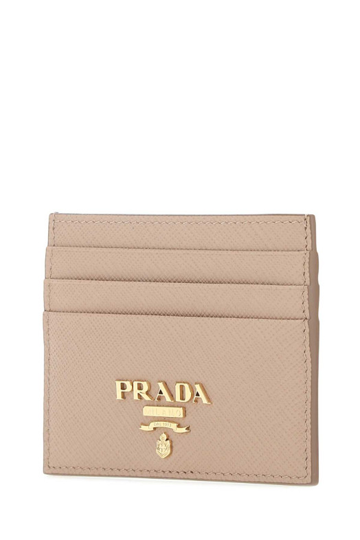 Powder pink leather card holder PRADA (1MC025QWA)