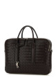 Dark brown leather Getaway briefcase BOTTEGA VENETA (766361V2HL1)