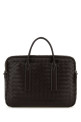Dark brown leather Getaway briefcase BOTTEGA VENETA (766361V2HL1)