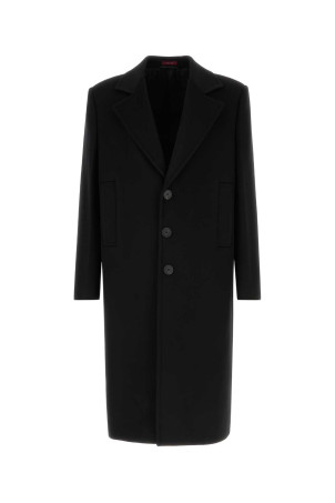 Black wool blend coat Black GUCCI (849723Z7AZU)