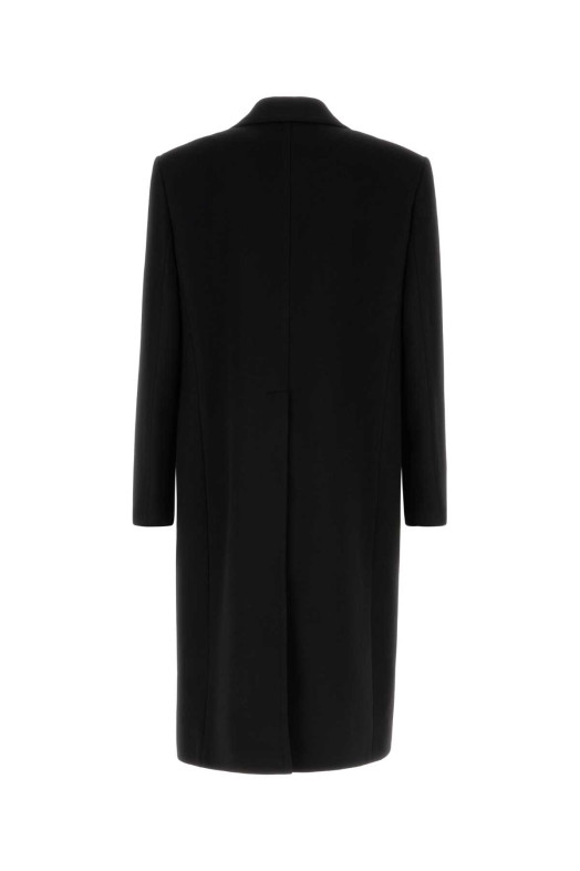 Black wool blend coat Black GUCCI (849723Z7AZU)