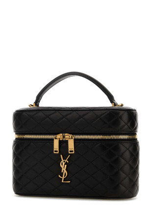 Black leather large Vanity Gaby handbag Black SAINT LAURENT (8515721EL07)