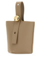 PEBBLE BUCKET MINI Brown LOEWE (AANBBBMX02)