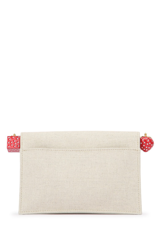 LA PETITE POCHETTE ROND C Белый JACQUEMUS (BAW00392AW00094)