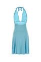 Light blue cotton Beso mini dress BLUE GIMAGUAS (BESOMINIDRESS)