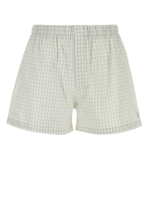 Вышитые хлопковые пижамные шорты White GIMAGUAS (BOXERSSHORTS)